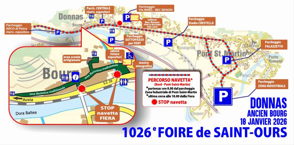 Mappa percorso navetta